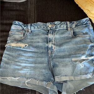 Denim Distressed Women's Shorts